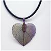 Image 2 : MULTI SHADE LEAF PENDANT NECKLACE