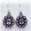 Image 1 : SILVER AMETHYST EARRINGS