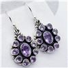 Image 2 : SILVER AMETHYST EARRINGS