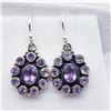 Image 3 : SILVER AMETHYST EARRINGS
