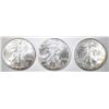 Image 1 : 2001, 02, 03 AMERICAN SILVER EAGLES