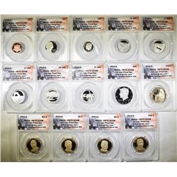 2014-S ANACS PR70 DCAM 14-COIN PROOF SET
