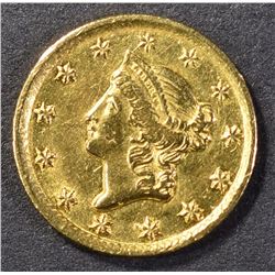 1849-D $1.00 GOLD CH BU RARE!