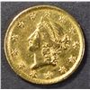 Image 1 : 1849-D $1.00 GOLD CH BU RARE!