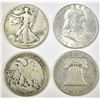Image 2 : 20-CIRC MIXED 90% SILVER HALF DOLLARS