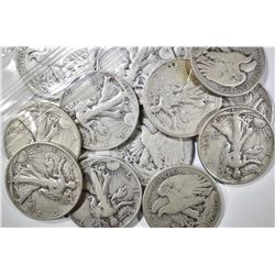 1-1941 & 14-41-S CIRC WALKING LIBERTY HALF DOLLARS