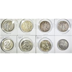 MIXED HALF DOLLAR LOT