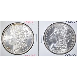 1883 & 1884-O CH BU MORGAN DOLLARS