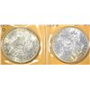 Image 1 : 1885-O & 86 CH BU MORGAN DOLLARS