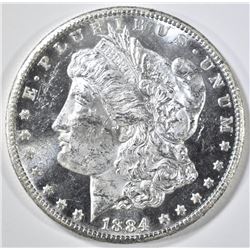 1884-CC MORGAN DOLLAR  GEM BU DMPL