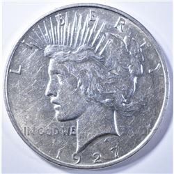 1927-D PEACE DOLLAR  CH AU