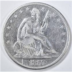 1857-O SEATED LIBERTY HALF DOLLAR  XF