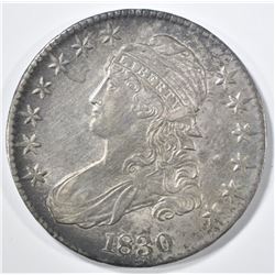 1830 BUST HALF DOLLAR CH AU