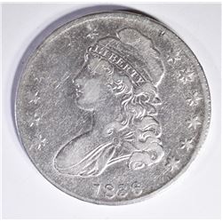 1836 BUST HALF DOLLAR, VF