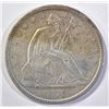 Image 1 : 1870-S SEATED HALF DOLLAR, AU