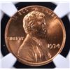 Image 2 : 1974-D LINCOLN CENT, NGC MS-67 RED