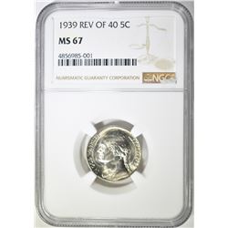 1939 REV OF 40 JEFFERSON NICKEL