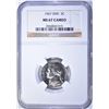 Image 1 : 1967 SMS JEFFERSON NICKEL, NGC MS-67 CAMEO