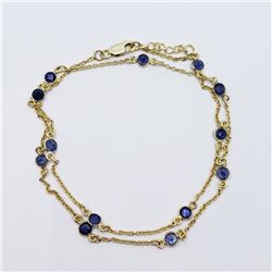 FLEXIBLE SAPPHIRE NECKLACE