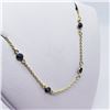 Image 3 : FLEXIBLE SAPPHIRE NECKLACE