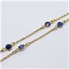 Image 4 : FLEXIBLE SAPPHIRE NECKLACE