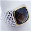 Image 2 : MEN'S SMOKEY TOPAZ RING SIZE 8