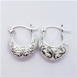 SILVER SMALL HOOPP EARRINGS