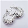 Image 2 : SILVER SMALL HOOPP EARRINGS