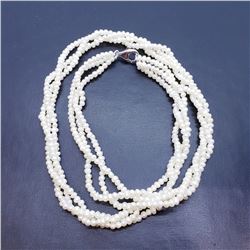 SILVER FRESH WATER PEARL NECKLACE