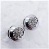 Image 2 : SILVER 16 DIAMOND STUD EARRINGS