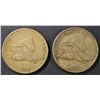 Image 1 : 1857 XF & 58 VF FLYING EAGLE CENTS