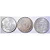 Image 2 : 1887, 89 & 96 CH BU MORGAN DOLLARS