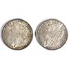 Image 1 : 1885 & 1889 MORGAN DOLLARS  CH BU, BOTH TONED