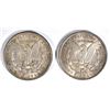 Image 2 : 1885 & 1889 MORGAN DOLLARS  CH BU, BOTH TONED