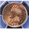 Image 2 : 1895 INDIAN CENT, PCGS MS-66 RED BLAZER!!!