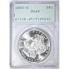 Image 1 : 1880-S MORGAN DOLLAR PCGS MS-65 RATTLER HOLDER