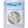 Image 1 : 1887-O MORGAN DOLLAR ICGS MS-64