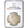 Image 1 : 1890 MORGAN DOLLAR, NGC MS-63