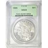 Image 1 : 1896 MORGAN DOLLAR PCGS MG-64 OGH