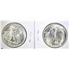 Image 2 : 1943 & 45-S WALKING LIBERTY HALF DOLLARS: