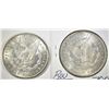 Image 2 : 1880 & 1885 MORGAN DOLLARS CH BU