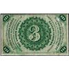 Image 2 : March 3, 1863 Third Issue Three Cent Fractional Currency Note