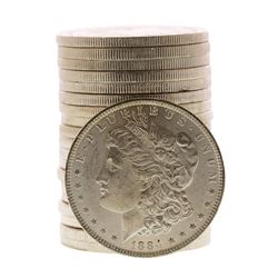 Roll of (20) Brilliant Uncirculated 1884-O $1 Morgan Silver Dollar Coins