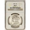 Image 1 : 1896 $1 Morgan Silver Dollar Coin NGC MS62