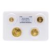 Image 1 : 1986 American Gold Eagle (4) Coin Set PCGS MS69