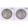 Image 1 : Lot of (2) 1899-S $1 Morgan Silver Dollar Coins
