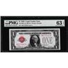 Image 1 : 1928 $1 Legal Tender Note Fr.1500 PMG Choice Uncirculated 63EPQ