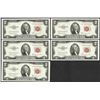 Image 1 : Lot of (4) Consecutive Uncirculated 1953C $2 Legal Tender Notes