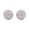 Image 1 : 14KT White Gold 2.00 ctw Diamond Ball Earrings