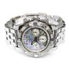 Image 1 : Breitling Mens Chronomat Stainless Steel 41mm Mother of Pearl Diamond Dial Watch